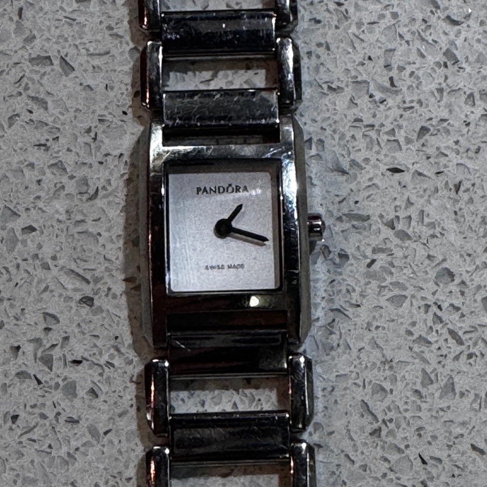 Pandora Silver Rectangular Watch - image 1